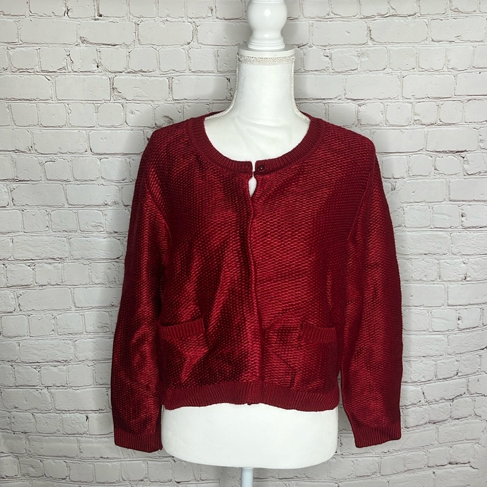 NWT L.K. Bennett Amy Snap Front Cardigan